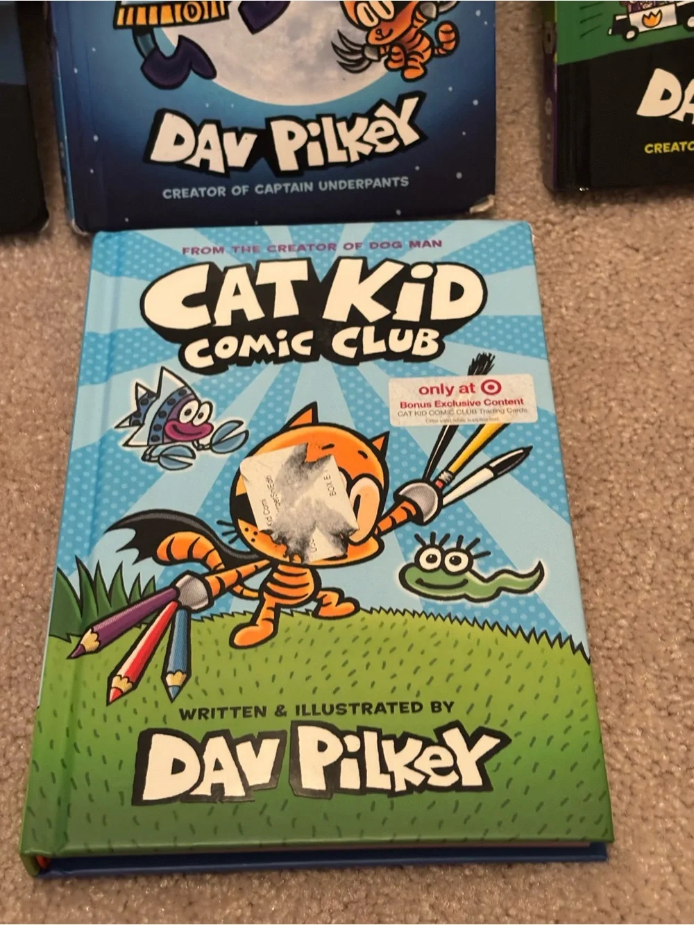 Dog Man Unleashed Cat Kid Comic Club Dav Pilkey Book Lot Graphic Novel